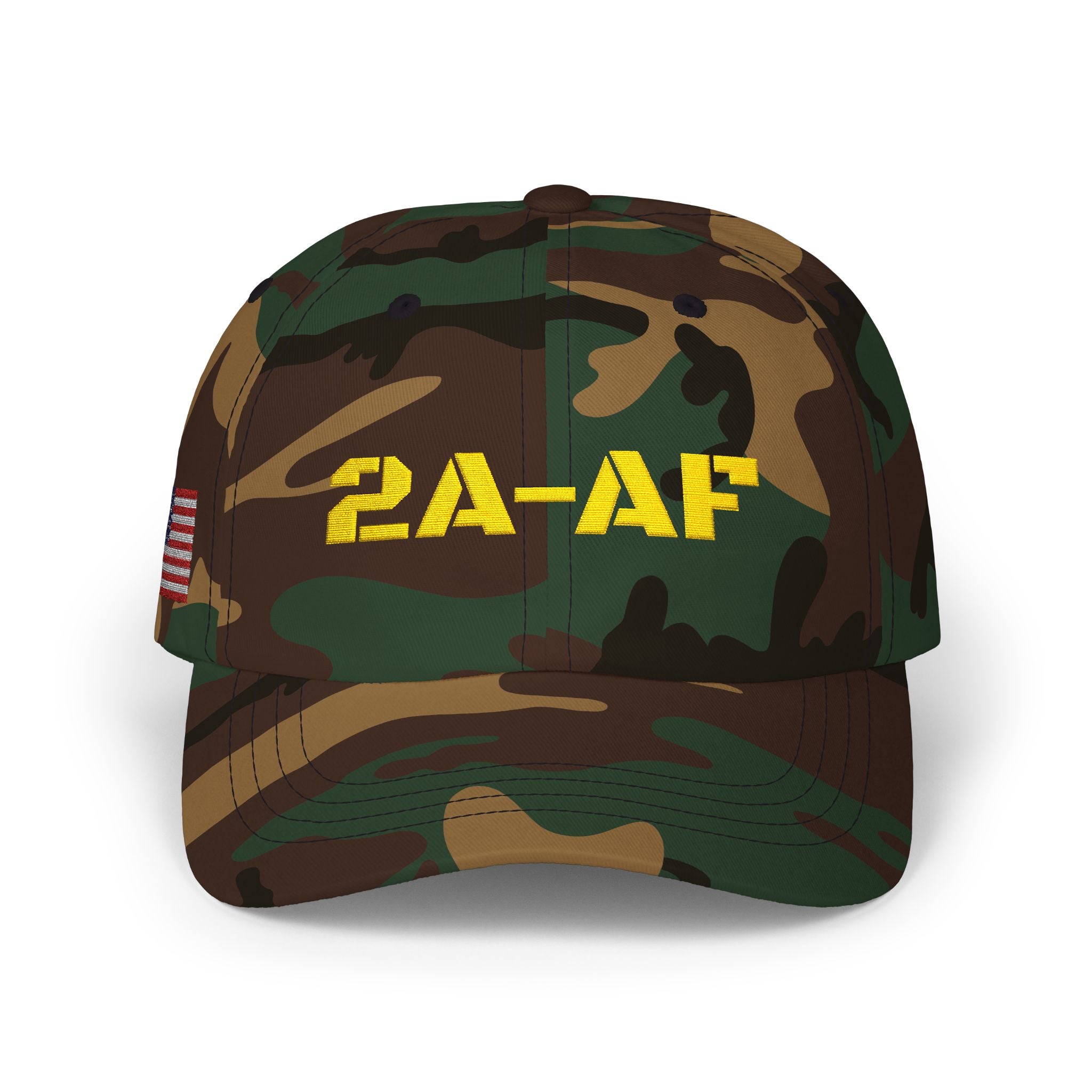 Camo Dad Hat — 2A-AF Tactical Patch Hat