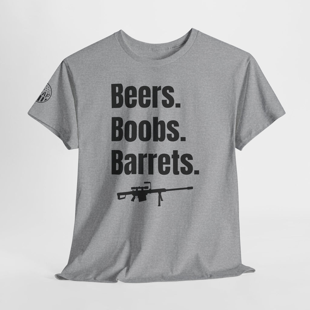 Beers. Boobs. Barrets, T-Shirt