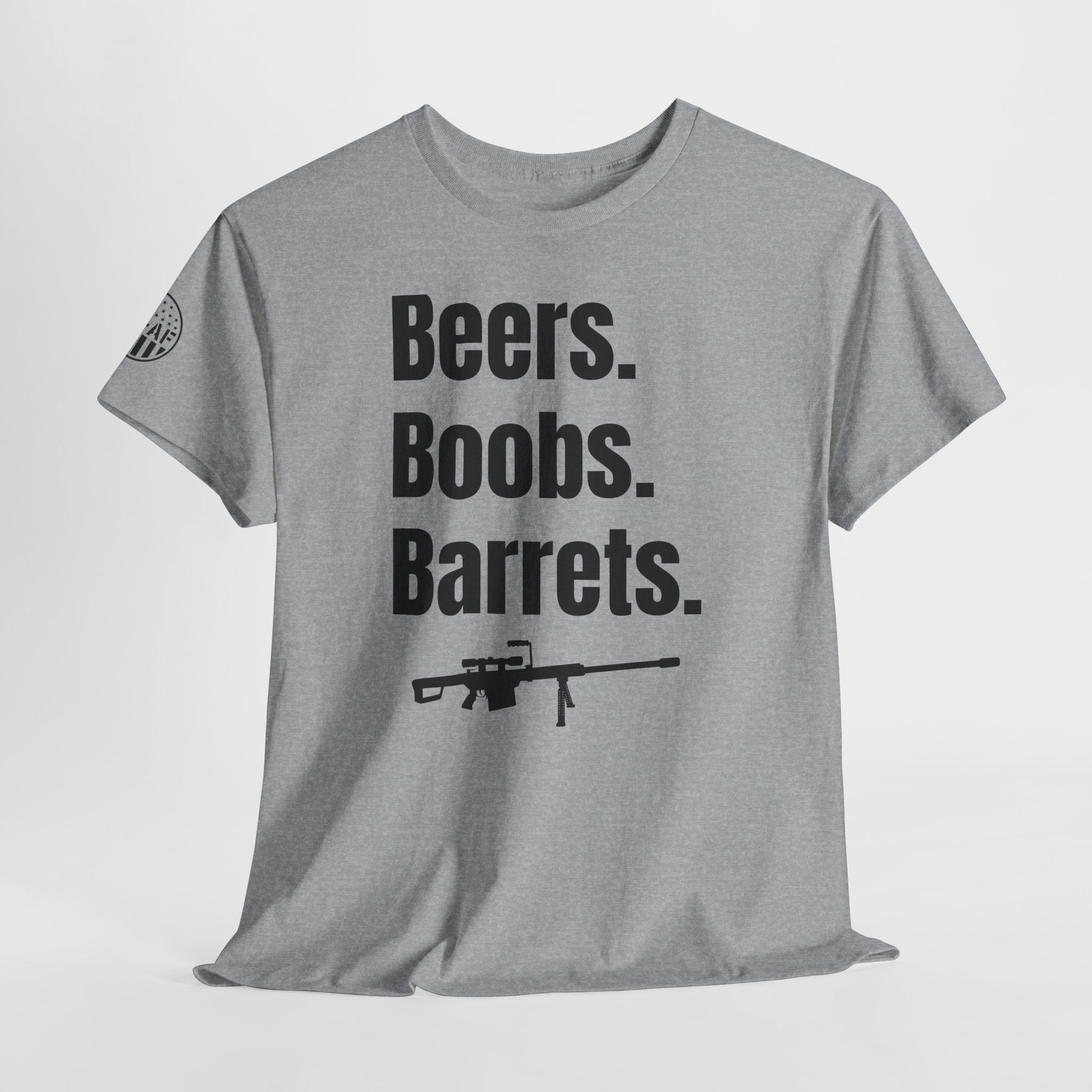 Beers. Boobs. Barrets, T-Shirt