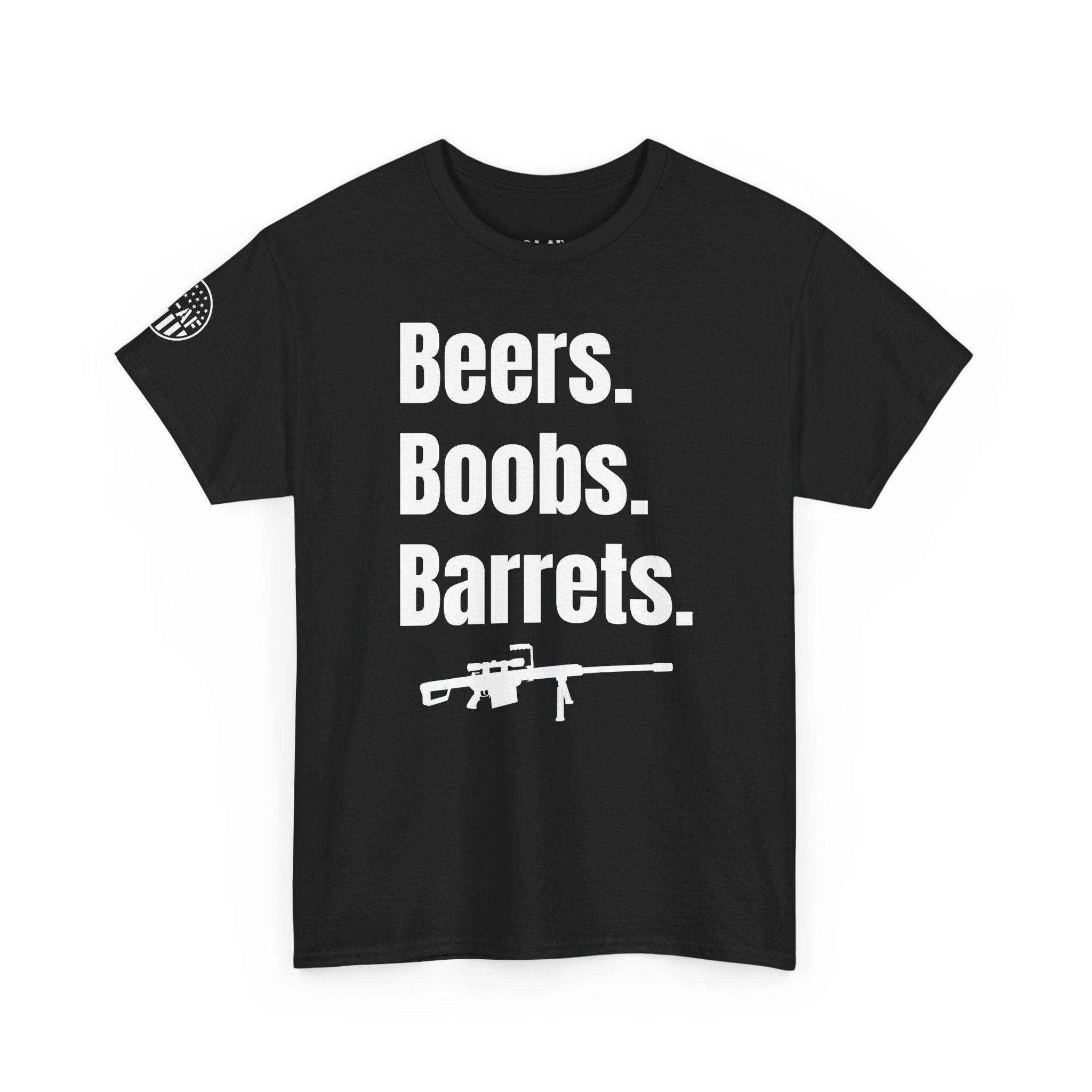 Beers. Boobs. Barrets, T-Shirt