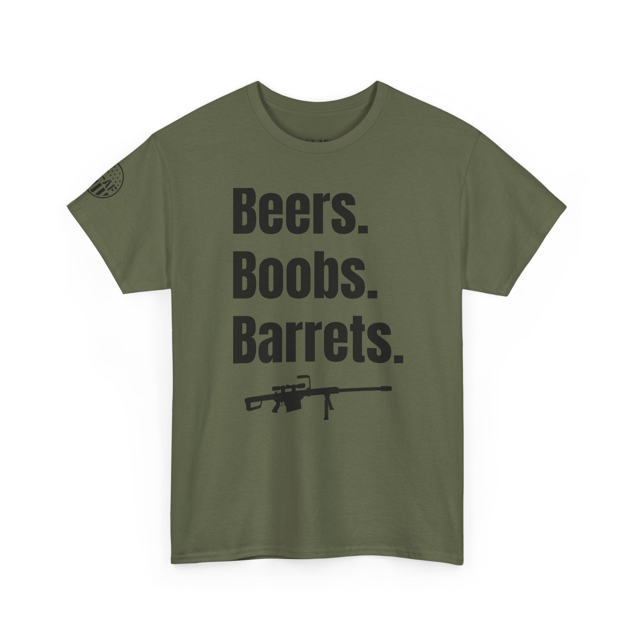 Beers. Boobs. Barrets, T-Shirt