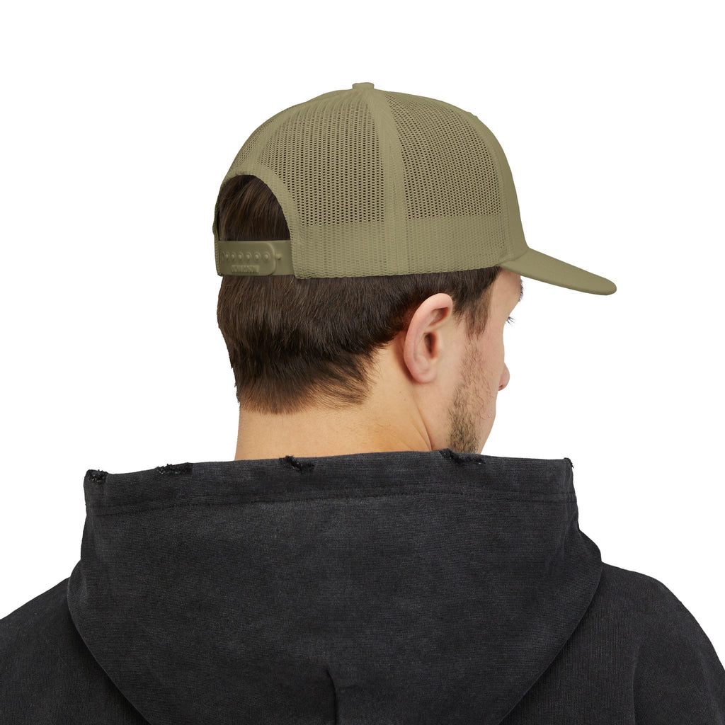 2A-AF Embroidered "Text" Trucker Hat
