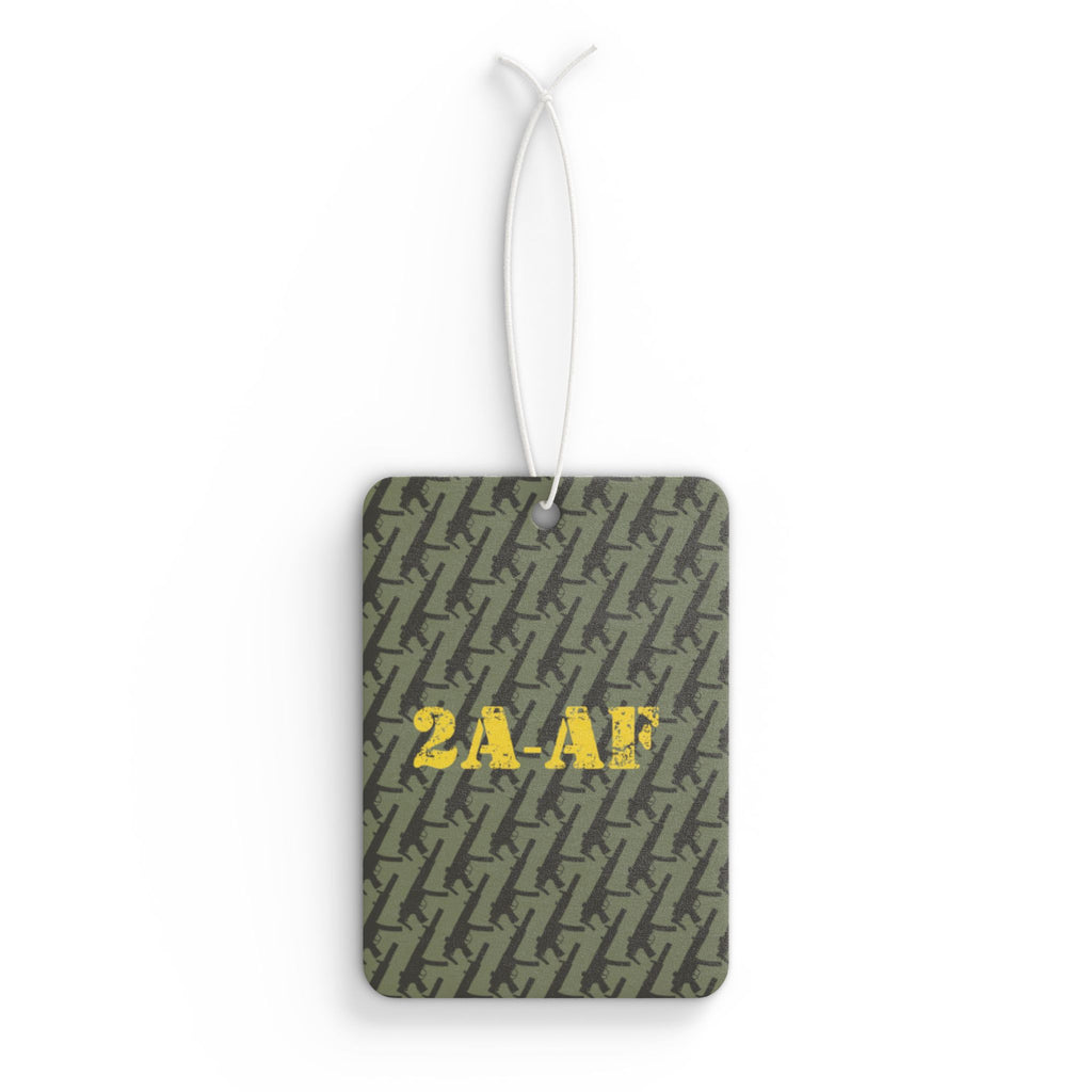 Car Air Freshener — Military Green '2A-AF' Patterned Scent Tag