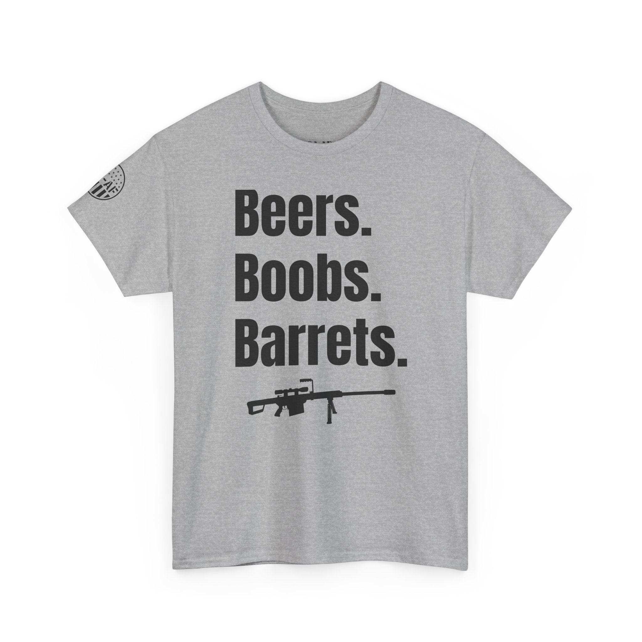 Beers. Boobs. Barrets, T-Shirt
