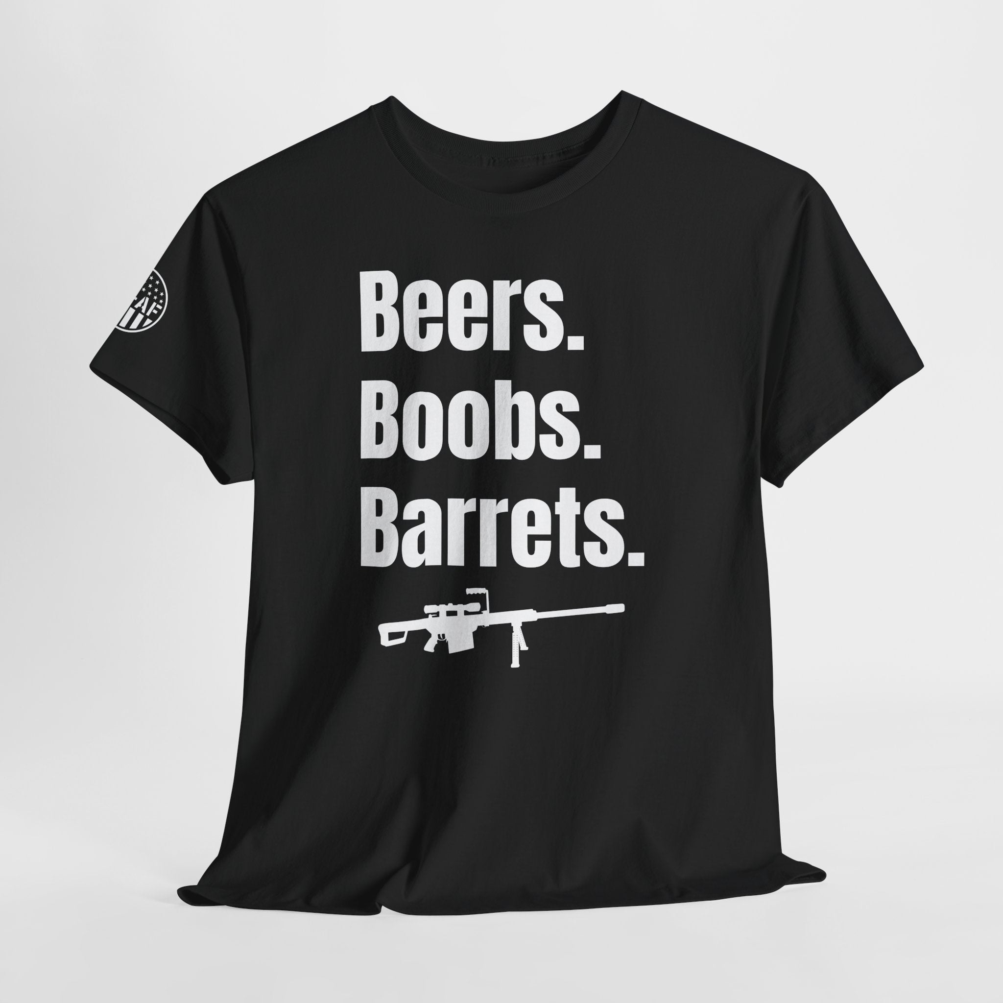 Beers. Boobs. Barrets, T-Shirt