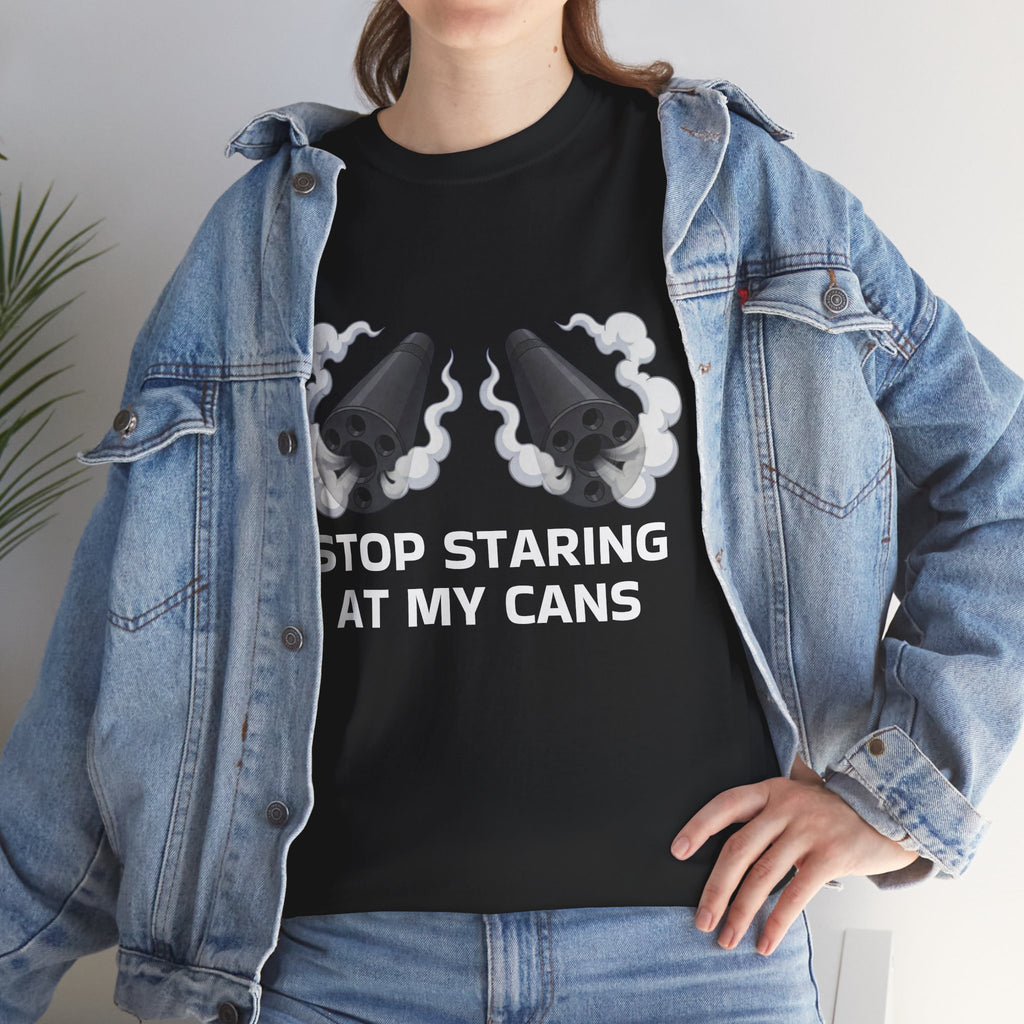 Stop Staring At My Cans Suppressor T-Shirt