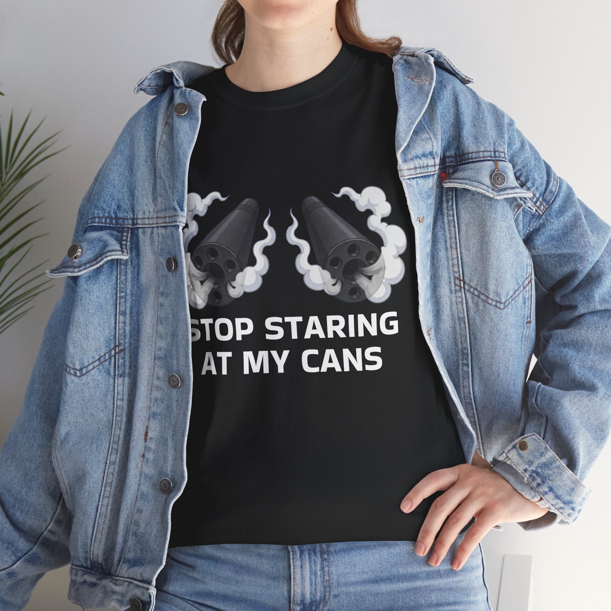 Stop Staring At My Cans Suppressor T-Shirt